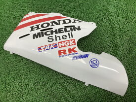 NSR250Rアンダーカウル左白/赤MC18-1115***社外バイク部品MC18-1115サイドカウルノーマルタイプ割れ欠け無し品薄希少品【中古】