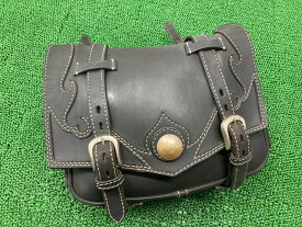 レザーワークス製サイドバッグ片側社外バイク部品ラフテールシャーマン本革ハーレードラッグスターバルカンドラッグスター400スティード400バルカン400マグナ50ドラッグスター400クラシックジャズシャドウ400【中古】 85