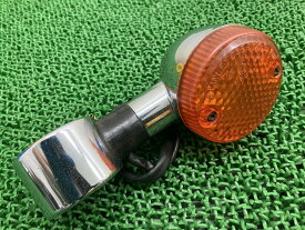 スティード400 フロントウインカー 左 045-5253 ホンダ 純正 バイク 部品 NC26 STEED400 ステー クランプカバー 割れ欠け無し 車検 Genuine 【中古】 hY
