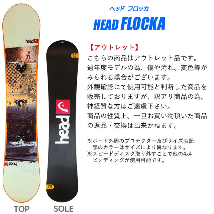 楽天市場】【アウトレット】スノーボード メンズ レディース HEAD 