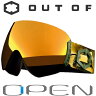 新作 OUT OF スノーゴーグル 18-19 OPEN W9G2001 EASTERN GOLD / 
