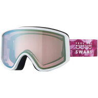 【アウトレット】スノーゴーグル SWANS 23-24 180-MDH P1 L/W メガネ対応 ミラー ダブルレンズ ヘルメッ…