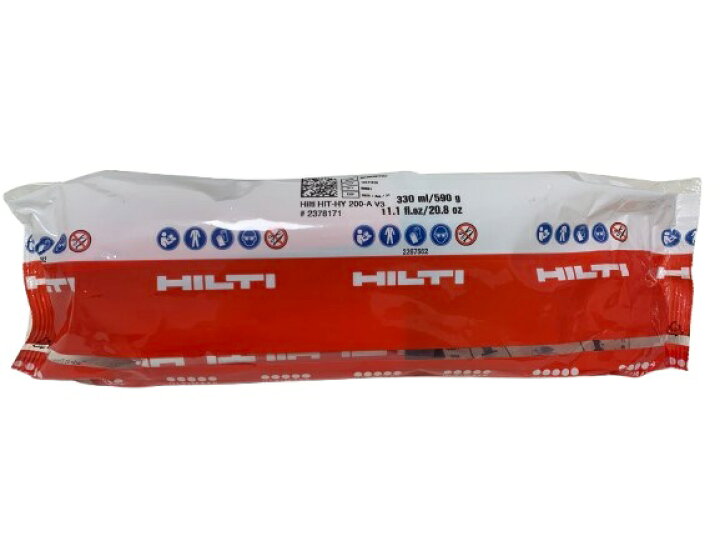楽天市場】ヒルティ HIT-HY 200-A V3 330ml 接着系注入式アンカー 
