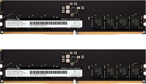 TEAMGROUP Elite DDR5 32GB Lbg (2x16GB) 6400MHz PC5-51200 CL52 mECCAobt@[h UDIMM 288s PC Rs[^[ fXNgbvW[ RAM Intel&AMD TED532G6400C52DC01