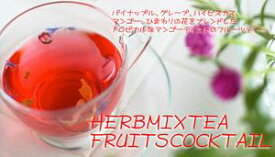 ノンカフェイン 紅茶 フルーツティ「フルーツカクテル」(50g)HERB MIX TEA：FRUITS COCKTAIL【送料無料：メール便】