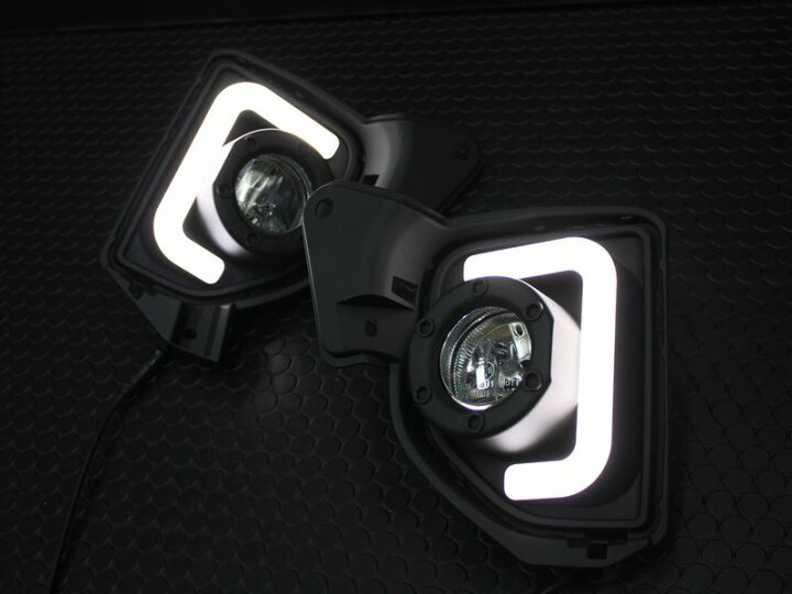 楽天市場】ハイエース 200系 4型 LEDBAR デイライト フォグランプ LED 