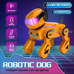 【2025年新品 おもちゃ AI】ロボット ペットロボット おもちゃ AI 知育玩具 ロボット犬 犬型ロボット 電子玩具 Bluetooth 接続 歌とダンス プログラミング 音声認識 男の子 女の子 小学生 誕生日