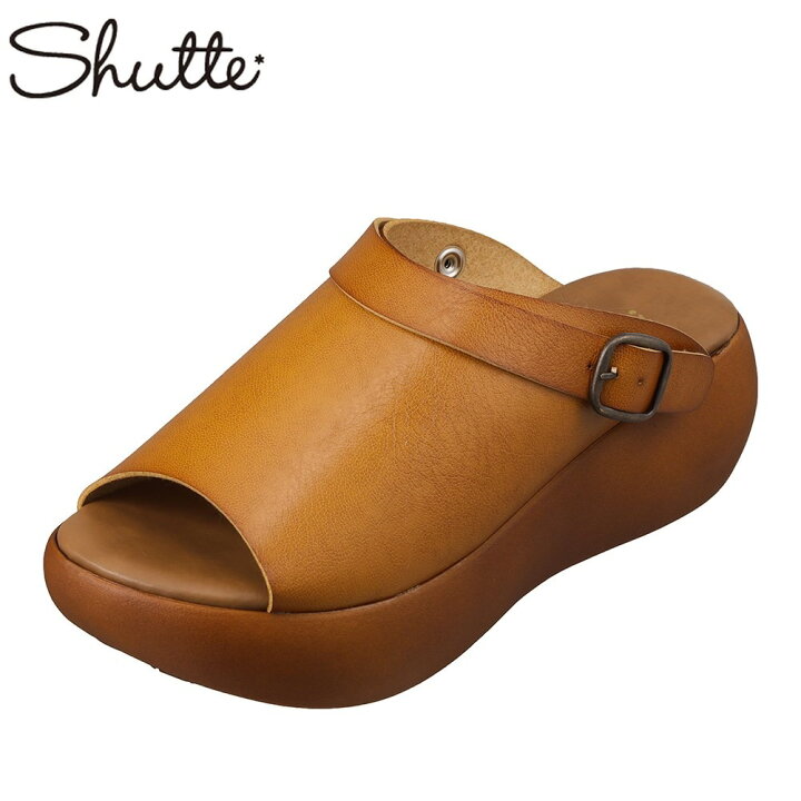 楽天市場 シュッテ Shutte St 3028 レディース靴 靴 シューズ 2e相当 サンダル 日本製 メイドインジャパン 国産 2way 2通り プラットフォーム マスタード Sp Shoe Plaza シュープラザ