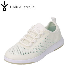 エミュー EMU W12497 レディース靴 靴 シューズ 2E相当 スニーカー ランニング ウォーキング 軽量 通気性 大きいサイズ対応 ホワイト SP