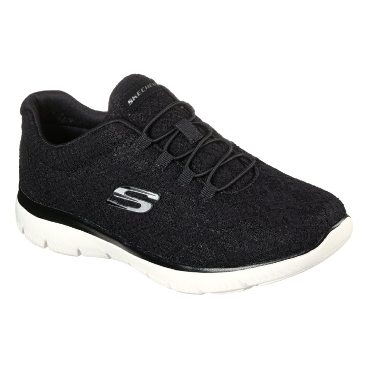 楽天市場】スケッチャーズ SKECHERS 149196 レディース靴 シューズ 3E相当 SUMMITS - LOVELY FLORET ローカットスニーカー ジョギング ウォーキング ジム フィットネス 人気 ブランド ブラック : SHOE・PLAZA（シュープラザ）