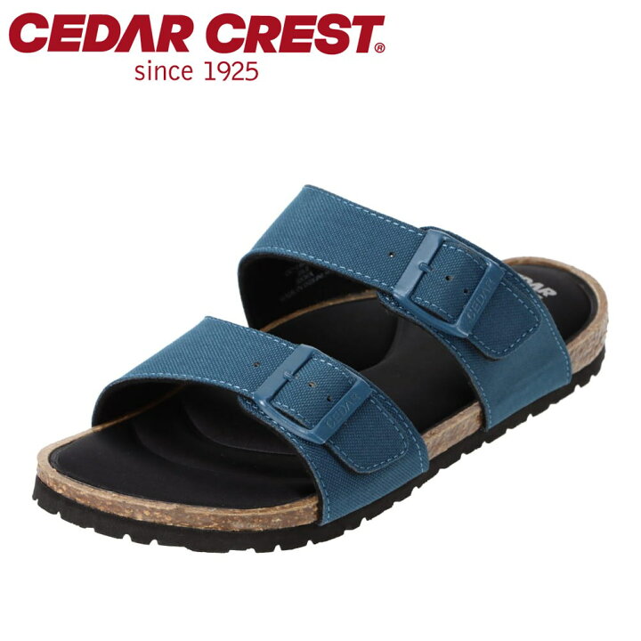 楽天市場 Cedar Crest セダークレスト Cc 1408 メンズ靴 靴 シューズ 2e相当 カジュアルサンダル コンフォートサンダル フラット 履きやすい 旅行 海 川 q キャンプ ブルー Sp Shoe Plaza シュープラザ