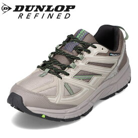 【楽天スーパーSALE★最大50％OFF】ダンロップ リファインド DUNLOP REFINED DM2005 メンズ靴 靴 シューズ 6E相当 ローカットスニーカー 防水 雨の日 晴雨兼用 カジュアルシューズ ブランド 歩きやすい ウォーキング ランニング スポーツ ベージュ SP