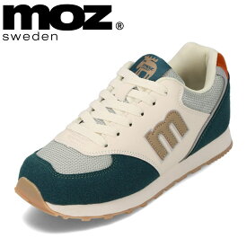 モズ スウェーデン MOZ sweden MOZ-200 レディース靴 靴 シューズ 2E相当 スニーカー ニュアンスカラー くすみカラー ロゴ ローカットスニーカー 人気 ブランド グリーン SP