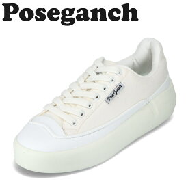 ポーズガンツ POSEGANCH PG-002 レディース靴 靴 シューズ 3E相当 スニーカー 厚底スニーカー ローカットスニーカー エアソール 軽量 ボリュームソール 韓国ファッション 人気 ブランド おしゃれ ホワイト SP