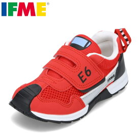 【全品P5倍！6日〜9日まで】イフミー IFME 30-3419 3E相当 キッズスニーカー キッズシューズ 子供 男の子 電車 新幹線 人気 ブランド ローカットスニーカー レッド SP