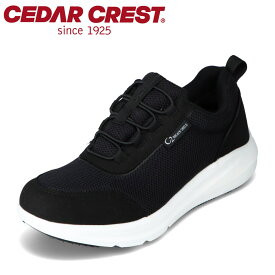 セダークレスト CEDAR CREST CC-9451 レディース靴 靴 シューズ 2E相当 ローカットスニーカー 透湿 防水 グリップ力 反発性 屈曲性 スポーツ ランニング ウォーキング ブラック SP