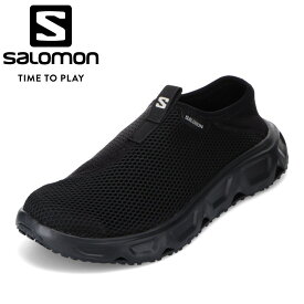 サロモン Salomon L47111500 メンズ靴 靴 シューズ 2E相当 リカバリーシューズ スリッポン 通気性 メッシュ 2WAY ローカットスニーカー 人気 ブランド ブラック SP