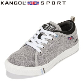 カンゴールスポーツ KANGOL SPORT KLS5313 レディース靴 靴 シューズ 2E相当 スニーカー 軽量 軽い ウォーキング スポーツ 運動 ローカットスニーカー カップインソール グレー SP