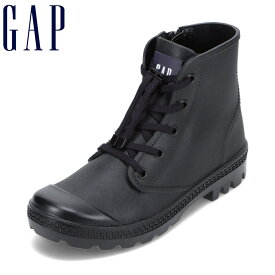 【全品P5倍！6日〜9日まで】ギャップ GAP GPK22362C キッズ靴 子供靴 靴 シューズ 3E相当 レインシューズ 長靴 防水 レインブーツ ショートブーツ 雨の日 梅雨 晴雨兼用 内側ファスナー ゴム紐 履きやすい 人気 ブランド ブラック SP