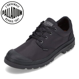 【全品P10倍！24日&25日20:00～4H限定】パラディウム PALLADIUM 77857L レディース靴 靴 シューズ 3E相当 スニーカー 防水 雨 晴雨兼用 インソール シンプル ブラック SP