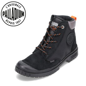 パラディウム PALLADIUM 78852 メンズ靴 靴 シューズ 3E相当 スニーカー アウトドアシューズ ブーツ 防水 雨 晴雨兼用 ナイロン レザー キャンプ ハイキング ブラック SP