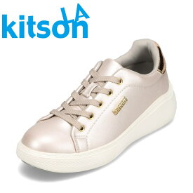 キットソン LA kitson KS-1300A レディース靴 靴 シューズ 3E相当 ローカットスニーカー 厚底 撥水 雨 晴雨兼用 厚底スニーカー 人気 ブランド ピンク SP