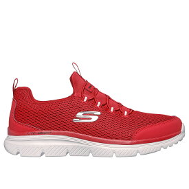 スケッチャーズ SKECHERS 8790170 メンズ靴 靴 シューズ 2E相当 スニーカー スリッポン ウォーキングシューズ メッシュ 通気性 低反発 フィット感 人気 ブランド レッド×ブラック SP