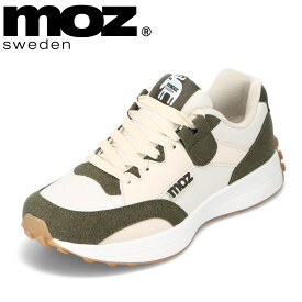 モズ スウェーデン MOZ sweden MOZ-6213 レディース靴 靴 シューズ 2E相当 厚底スニーカー ローカットスニーカー 北欧 シンプル 人気 ブランド カーキ SP