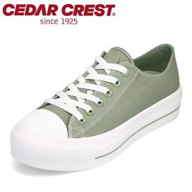 セダークレスト CEDAR CREST CC-9481W レディース靴 靴 シューズ 3E相当 軽量 キャンバススニーカー ローカットスニーカー カジュアル ECOスニーカー リサイクル素材使用 ミント SP