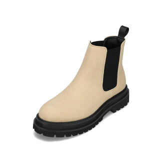 セシリオ cecilio CEC-014 メンズ靴 靴 シューズ 3E相当 ブーツ サイドゴア 厚底 ボリューム ソール タンクソール クッション性 韓国 ストリート モード 光沢 ツヤ ベージュ SP