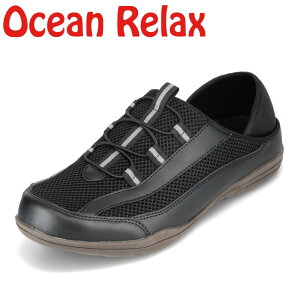オーシャンリラックス オーシャンリラックス OR-6400 メンズ靴 靴 シューズ 3E相当 スリッポン スリッポンシューズ キックバックシューズ カジュアル ブラック SP