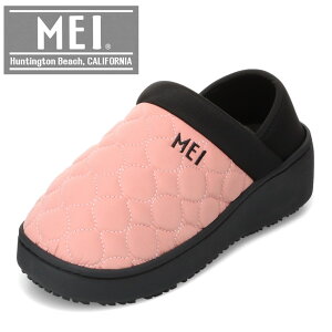 【全品P10倍!24日20:00〜62H限定】メイ MEI SHL-253001 レディース靴 靴 シューズ 2E相当 スリッパ サンダル ルーム シューズ モック つっかけ 防寒 厚底 ボア クッション性 2WAY もこもこ シンプル ピ