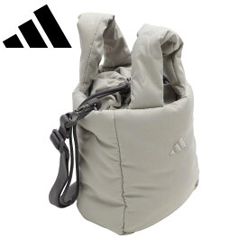 【全品P15倍！15日00:00〜26H限定】アディダス adidas JZ4423 メンズ レディース バッグ バッグ ショルダー ふっくら キルティング ナイロン MH PF スモールバッグ コンパクト スタイリッシュ 人気 ブランド グレー SP