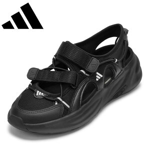 �A�f�B�_�X adidas JS4582 ���f�B�[�X�C �C �V���[�Y 2E OZWAVE SANDAL �I�Y�E�F�[�u �T���_�� �N�b�V������ �t�B�b�g�� �X�g���b�v �ʃt�@�X�i�[ �l�C �u�����h �u���b�N×�V���o�[ SP