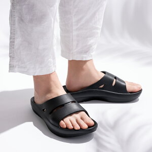 EVAサンダル メンズ サンダル 厚底サンダル リカバリー風サンダル ルームシューズ スリッパ クッション性 柔らかい フィット感 シンプル フリーボ freeebo 2412M ブラック SP