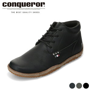 �R���J���[�V���[�Y conqueror shoes CREST SR WATER-TEX �����Y�C �C �V���[�Y 3E���� �u�[�c �A�E�g�h�A �V���[�Y �J�W���A�� �h�� �h�� ����ɂ��� �r�W�l�X �I�t�B�X �ʋ� �@�\�� �V���v�� �u���b�N 