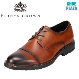 エリニュス・クラウン ERINYS CROWN ER-0331 メンズ靴 靴 シューズ 3E相当 ビジネスシューズ 内羽根式 ストレートチップ 屈曲性 柔らかい 本革 レザー ブラウン SP