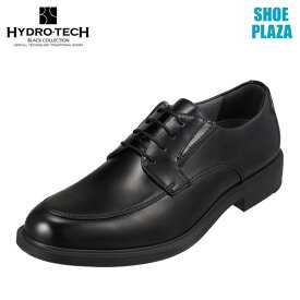 【楽天スーパーSALE★最大50％OFF】ハイドロテック ブラックコレクション HYDRO TECH HD1423 メンズ靴 靴 シューズ 4E相当 ビジネスシューズ 防水 防滑 雨の日 Uチップ Uモカ 小さいサイズ対応 大きいサイズ対応 ブラック SP