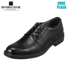 【楽天スーパーSALE★最大50％OFF】ハイドロテック ブラックコレクション HYDRO TECH HD1424 メンズ靴 靴 シューズ 4E相当 ビジネスシューズ 防水 防滑 雨の日 プレーントゥ 小さいサイズ対応 大きいサイズ対応 ブラック SP