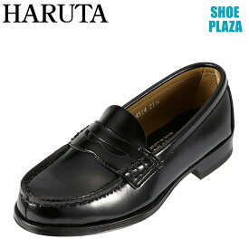 ハルタ HARUTA 4514 レディース靴 靴 シューズ 2E相当 ローファー 学生靴 通学 学生 靴 黒 日本製 国産 大きいサイズ 対応 ブラック SP