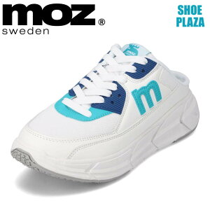 モズ スウェーデン MOZ sweden MOZ-3030 レディース靴 靴 シューズ 2E相当 サボスニーカー 厚底 美脚 歩きやすい 軽量 サボ つっかけ アウトドア お買い物 ブルー SP
