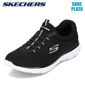 スケッチャーズ SKECHERS 12980 レディース靴 靴 シューズ 3E相当 スニーカー トレーニングシューズ 柔らかい ニット バンジーコード ステッチ スリッポン 人気 ブランド ブラック×ホワイト SP