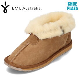 エミュー EMU WP10532 レディース靴 靴 シューズ 2E相当 ムートンブーツ ショートブーツ シープスキン ファー ボア 防寒 暖かい 冬靴 ミニ丈 人気 ブランド ブラウン SP