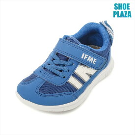 イフミー IFME 20-1807 キッズ靴 子供靴 靴 シューズ 3E相当 スニーカー 軽量 軽い 通園 通学 学校 反射材 反射板 ブルー SP