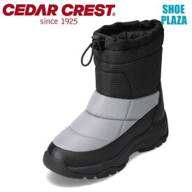 セダークレスト CEDAR CREST CC-9442W レディース靴 靴 シューズ 2E相当 ダウンブーツ ショートブーツ 防水 撥水 中綿 サスティナブル 軽量 軽い 滑りにくい 防滑 暖かい 冬靴 アウトドア キャンプ 雪 雨 グレー SP