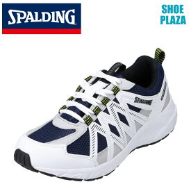 スポルディング SPALDING JIN 3490 メンズ靴 靴 シューズ 5E相当 スポーツシューズ ランニングシューズ 5E 幅広 ワイド 防水 雨の日 反射材 反射板 ネイビーホワイト SP