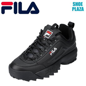 【全品P10倍！24日&25日20:00～4H限定】フィラ FILA F0540 メンズ靴 靴 シューズ 2E相当 スニーカー ダッドシューズ 90年代 ディスラプター2 人気 ブランド ブラック SP