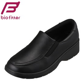 バイオフィッター レディース biofitter BFL-001K レディース靴 3E相当 カジュアルシューズ スリッポン 抗菌 防臭 小さいサイズ対応 大きいサイズ対応 ブラック