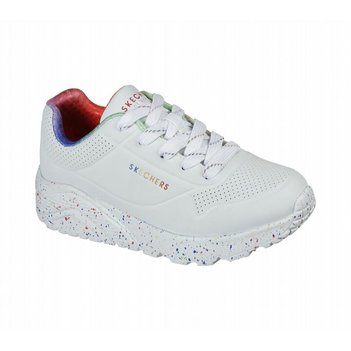楽天市場 スケッチャーズ Skechers l キッズ靴 子供靴 靴 シューズ 2e相当 スニーカー クッション性 通気性 Uno Lite 人気 ブランド ホワイト マルチ Tsrc 東京靴流通センター 楽天市場店