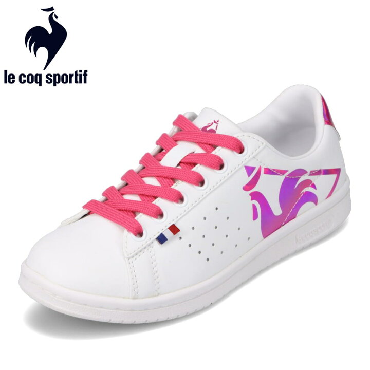 楽天市場 ルコックスポルティフ Le Coq Sportif Ql1ujc53wm レディース靴 靴 シューズ 2e相当 ローカットスニーカー 軽量 軽い La Roland Sl Bl コートタイプ ロゴ フィット感 人気 ブランド ホワイト Tsrc 東京靴流通センター 楽天市場店